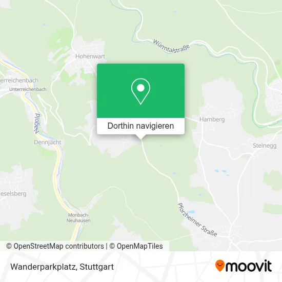 Wanderparkplatz Karte