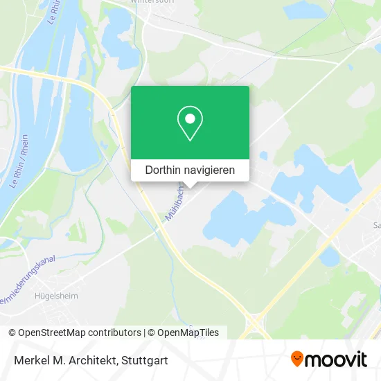 Merkel M. Architekt Karte