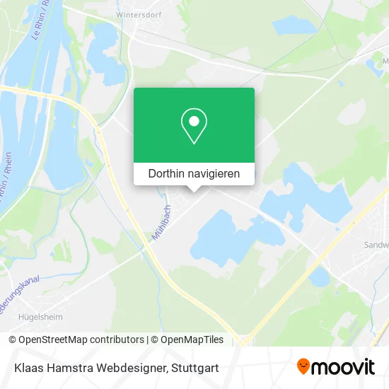 Klaas Hamstra Webdesigner Karte