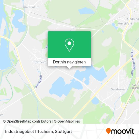 Industriegebiet Iffezheim Karte