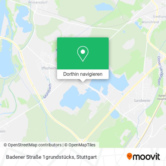 Badener Straße 1grundstücks Karte
