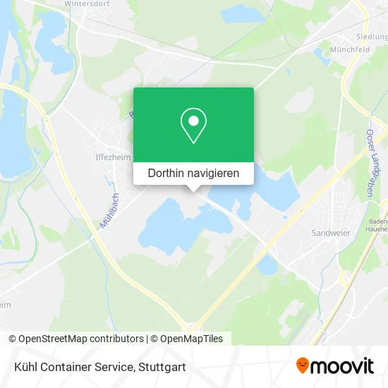 Kühl Container Service Karte