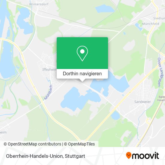 Oberrhein-Handels-Union Karte