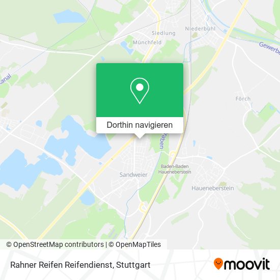 Rahner Reifen Reifendienst Karte