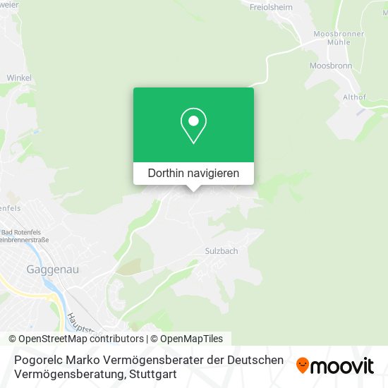 Pogorelc Marko Vermögensberater der Deutschen Vermögensberatung Karte