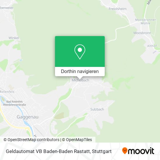 Geldautomat VB Baden-Baden Rastatt Karte
