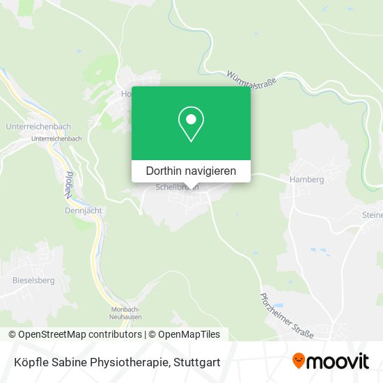 Köpfle Sabine Physiotherapie Karte