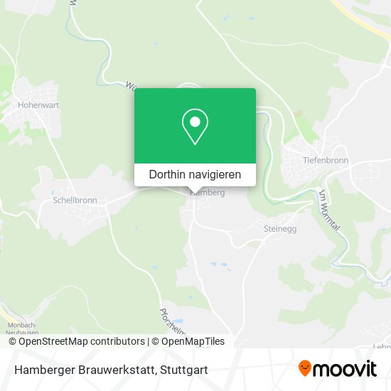 Hamberger Brauwerkstatt Karte