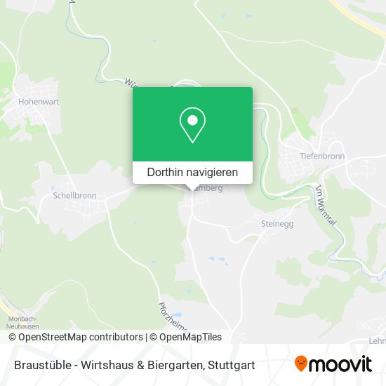 Braustüble - Wirtshaus & Biergarten Karte