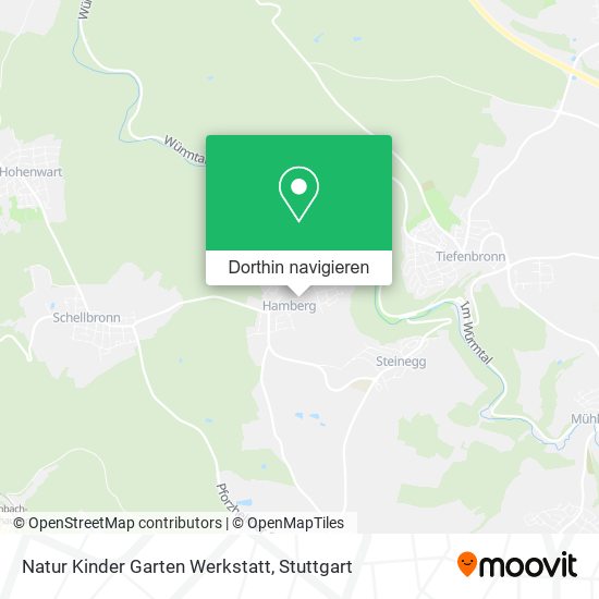 Natur Kinder Garten Werkstatt Karte