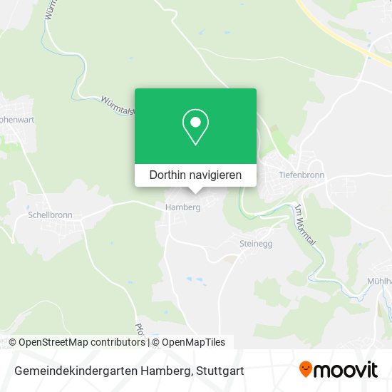 Gemeindekindergarten Hamberg Karte
