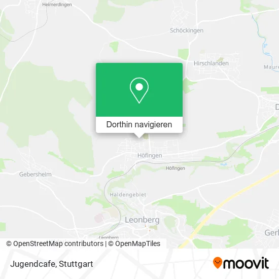 Jugendcafe Karte