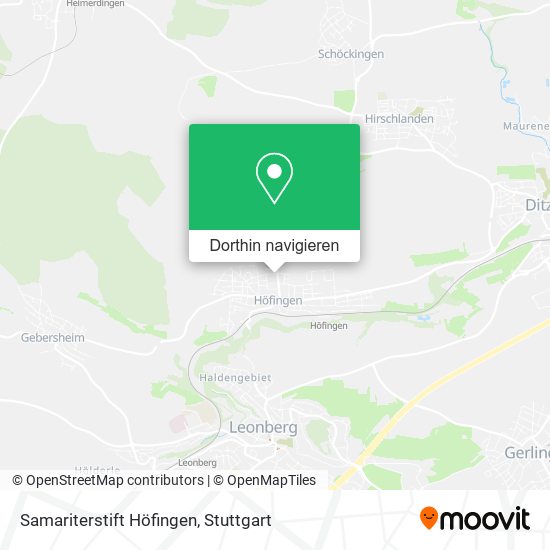 Samariterstift Höfingen Karte