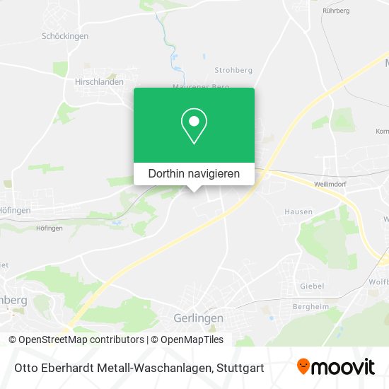 Otto Eberhardt Metall-Waschanlagen Karte