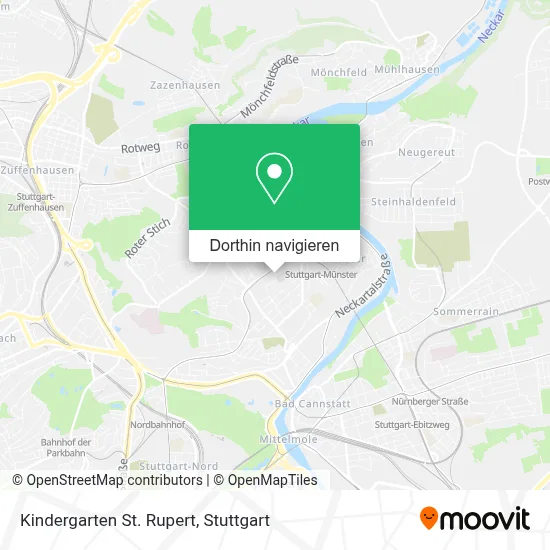 Kindergarten St. Rupert Karte