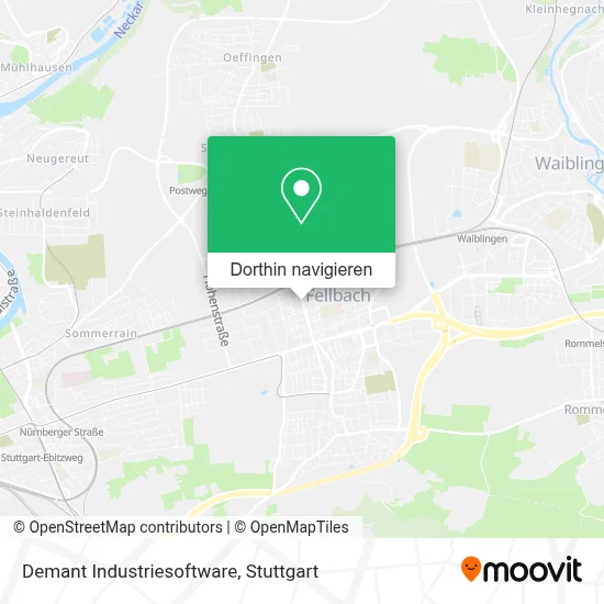 Demant Industriesoftware Karte