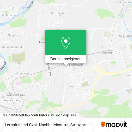 Lernplus und Czak Nachhilfeinstitut Karte