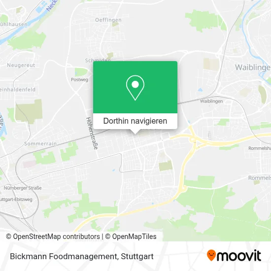 Bickmann Foodmanagement Karte