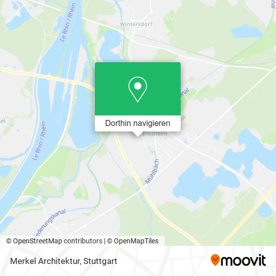 Merkel Architektur Karte