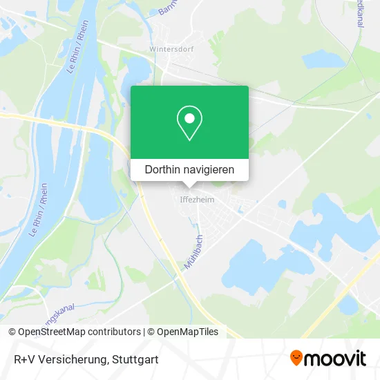 R+V Versicherung Karte