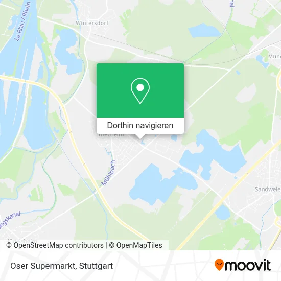 Oser Supermarkt Karte