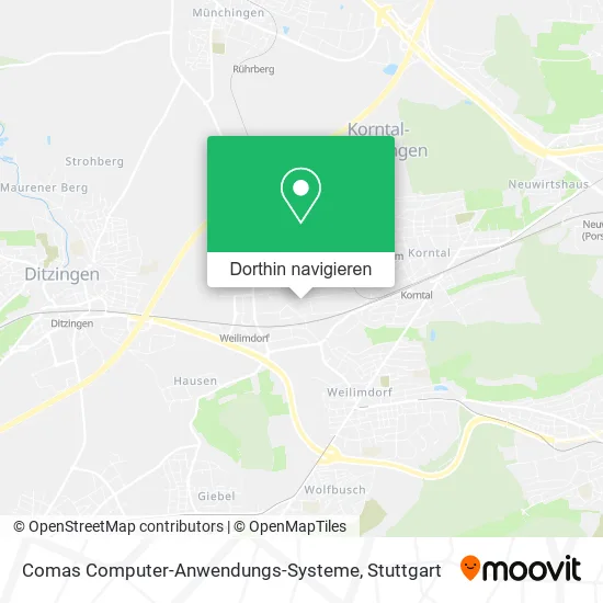 Comas Computer-Anwendungs-Systeme Karte