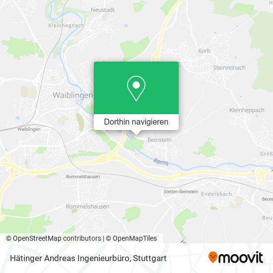 Hätinger Andreas Ingenieurbüro Karte