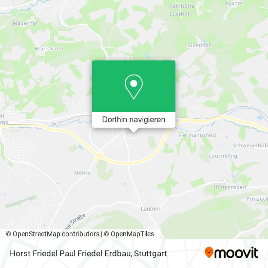 Horst Friedel Paul Friedel Erdbau Karte