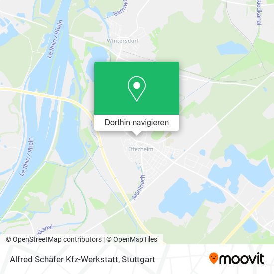 Alfred Schäfer Kfz-Werkstatt Karte