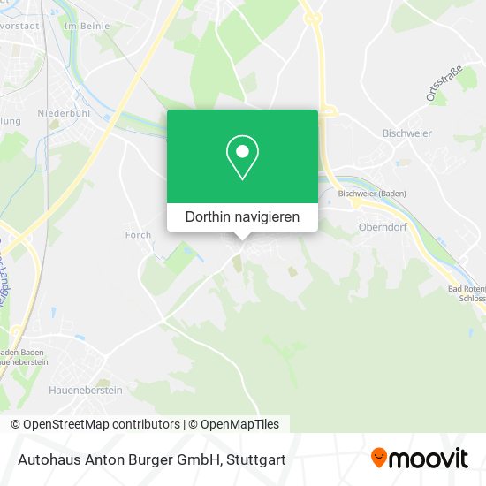 Autohaus Anton Burger GmbH Karte