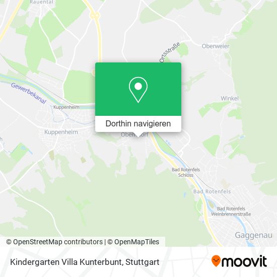 Kindergarten Villa Kunterbunt Karte