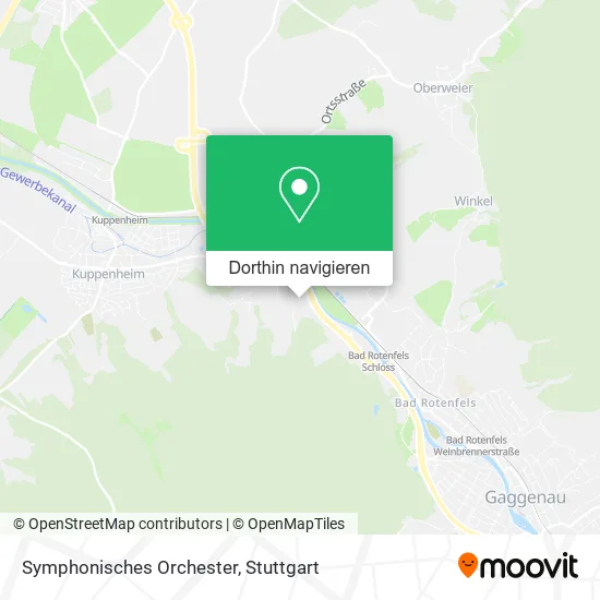 Symphonisches Orchester Karte