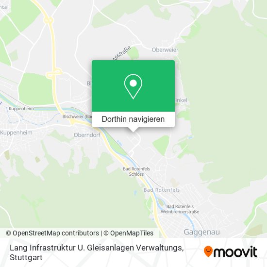 Lang Infrastruktur U. Gleisanlagen Verwaltungs Karte