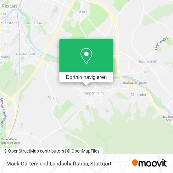 Mack Garten- und Landschaftsbau Karte