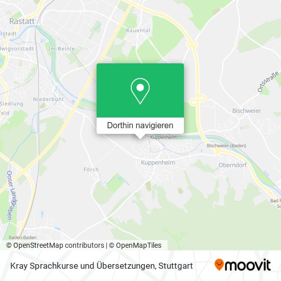 Kray Sprachkurse und Übersetzungen Karte