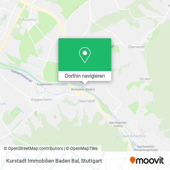Kurstadt Immobilien Baden Bal Karte