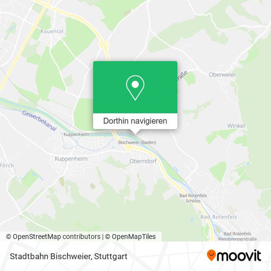 Stadtbahn Bischweier Karte