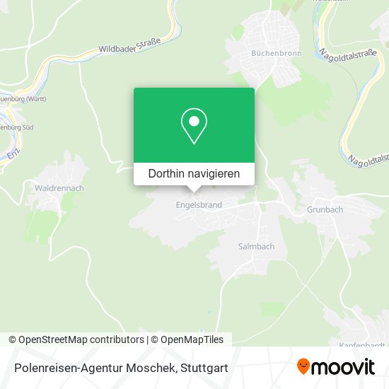Polenreisen-Agentur Moschek Karte