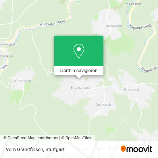 Vom Granitfelsen Karte