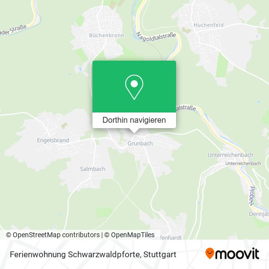 Ferienwohnung Schwarzwaldpforte Karte