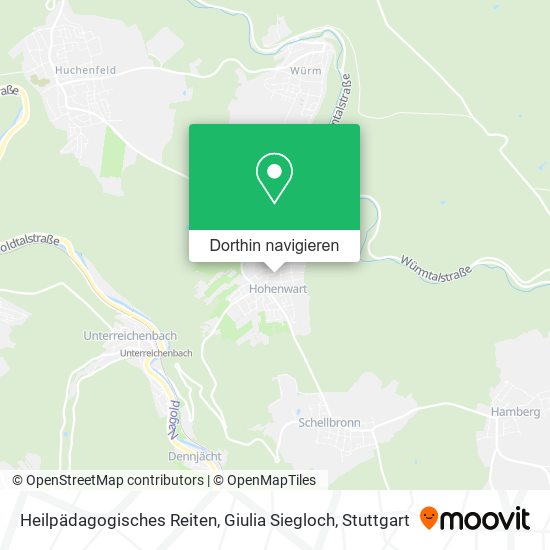 Heilpädagogisches Reiten, Giulia Siegloch Karte