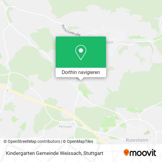 Kindergarten Gemeinde Weissach Karte