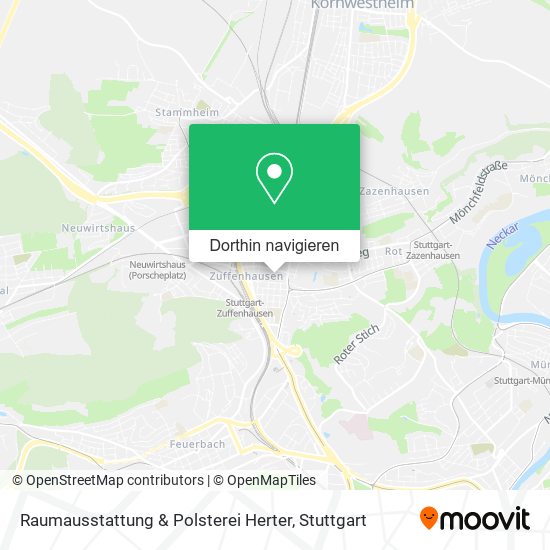 Raumausstattung & Polsterei Herter Karte