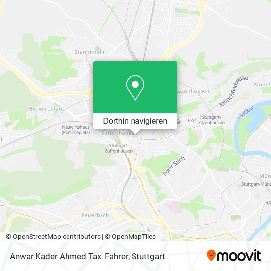 Anwar Kader Ahmed Taxi Fahrer Karte
