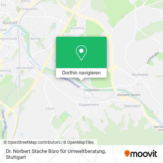 Dr. Norbert Stache Büro für Umweltberatung Karte