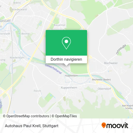 Autohaus Paul Krell Karte