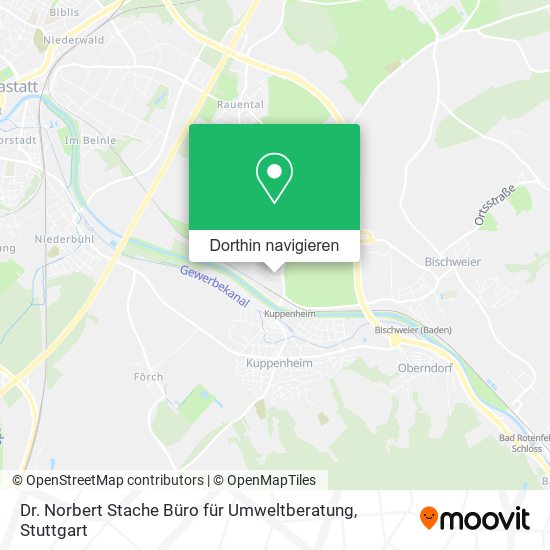 Dr. Norbert Stache Büro für Umweltberatung Karte