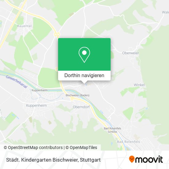Städt. Kindergarten Bischweier Karte