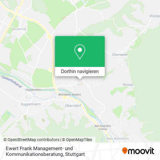 Ewert Frank Management- und Kommunikationsberatung Karte