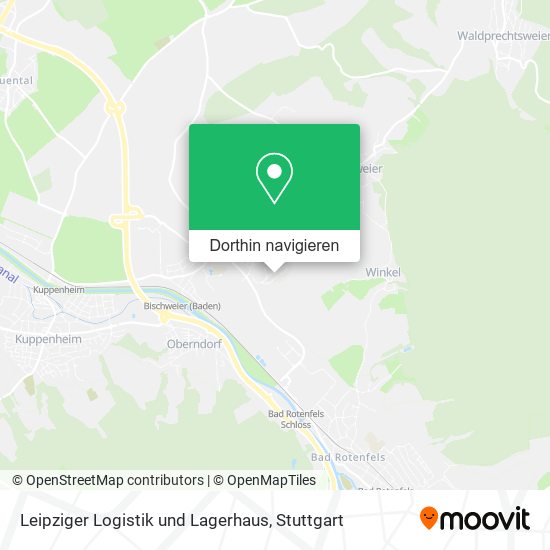 Leipziger Logistik und Lagerhaus Karte
